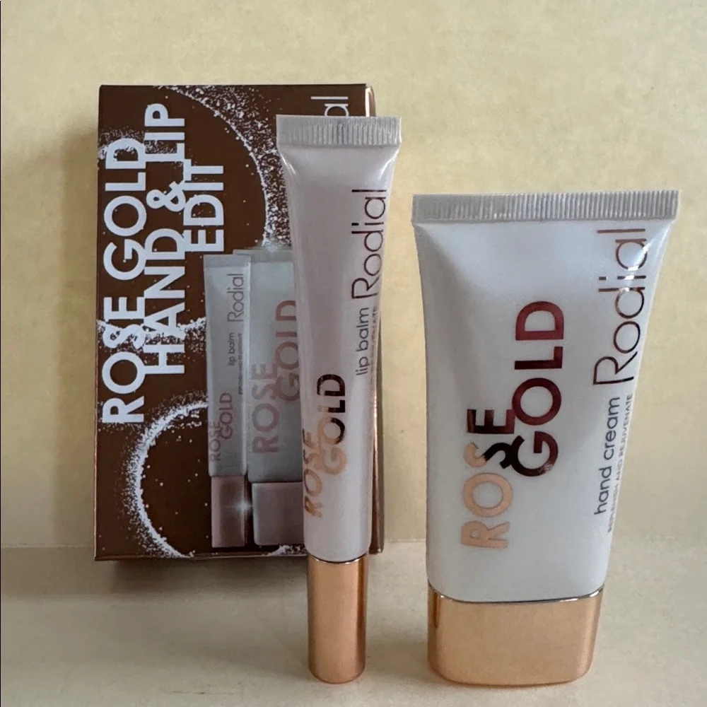 RODIAL Rose Gold Hand & Lip Edit $76 Value NIB